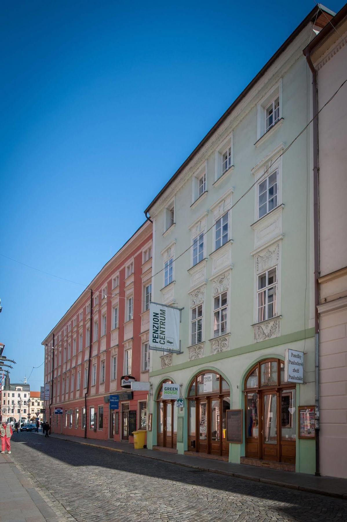 Hotel V Centru Ceske Budejovice Exteriör bild